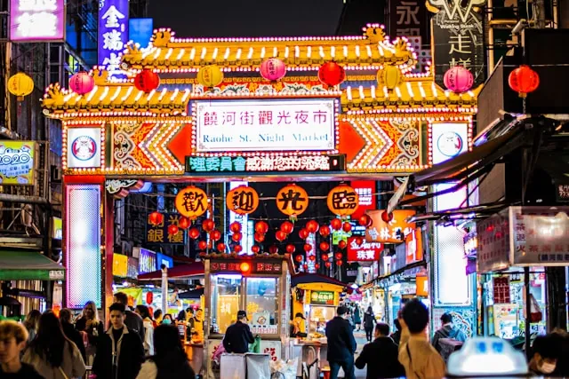 Tech market in Taipei