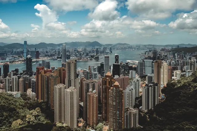 Tech market in Hong Kong
